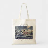 Louvre Museum Reusable Printed Tote Bag (Large)