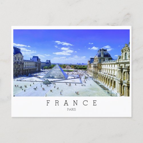 Louvre museum Paris France Postcard