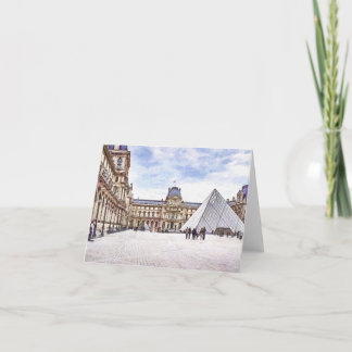 Louvre Museum Paris Note Card