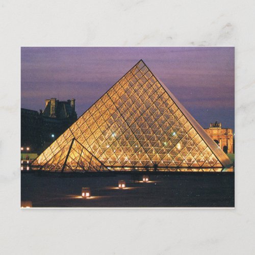 Louvre Museum Postcard