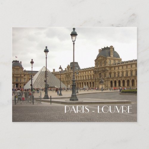 Louvre Paris France Postcard