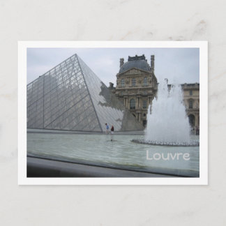 Louvre Postcard