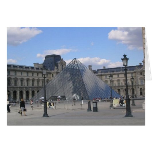 Louvre Pyramid (Front Horizontal)