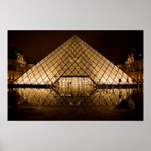 Louvre Pyramid Poster