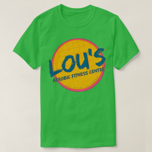 Loux27s Aerobic Fitness Centre T-Shirt (Design Front)