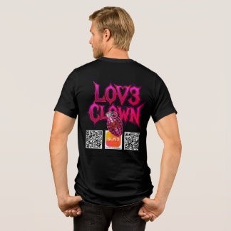 LOV3 CLOWN and LOV3 GRENADE Tri-Blend Shirt