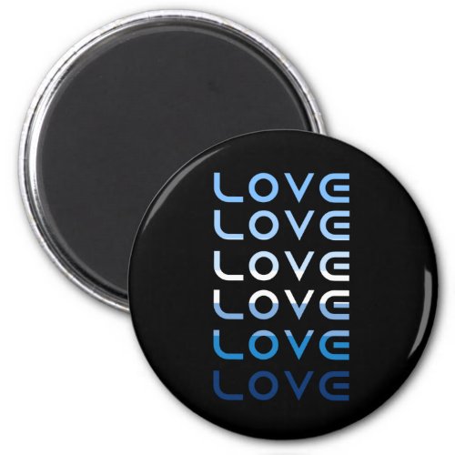 Lov Love Love Gay men Pride  Magnet