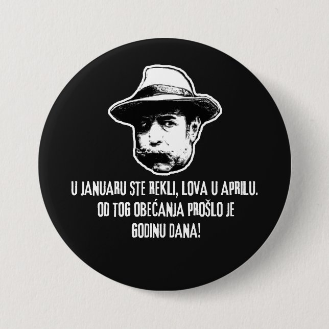 Lova U Aprilu  Button (Front)