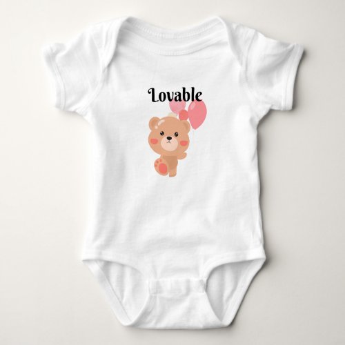 Lovable Baby Jersey Bodysuit