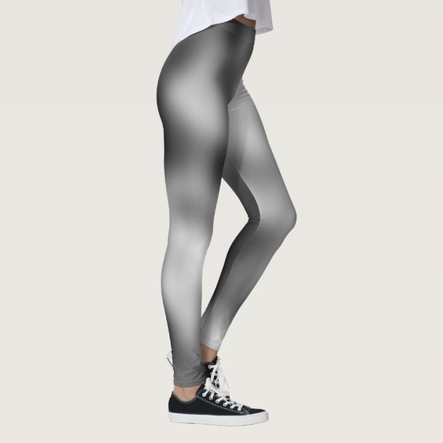 Lovable Black Classic Shaded White Leggings (Right)