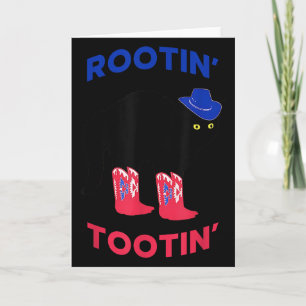 Lovable Cowboy Cat, Rootin Tootin Cat Card