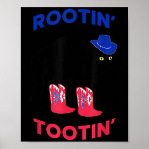 Lovable Cowboy Cat, Rootin Tootin Cat Poster