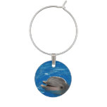 Lovable Dolphin Wine Charm