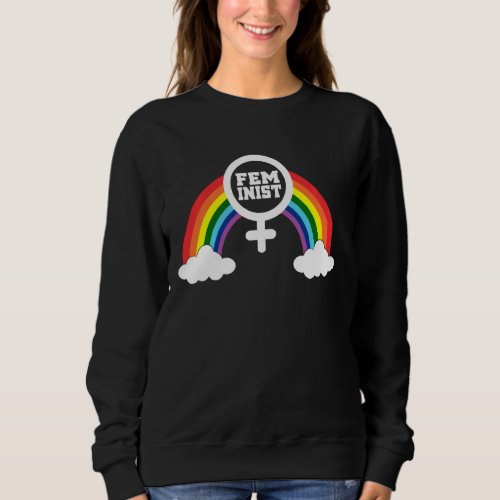Lovable Feminist Artwork Sweatshirt