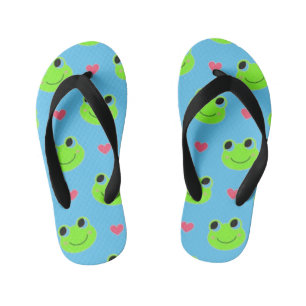 Lovable Frog Kid’s Flip Flops