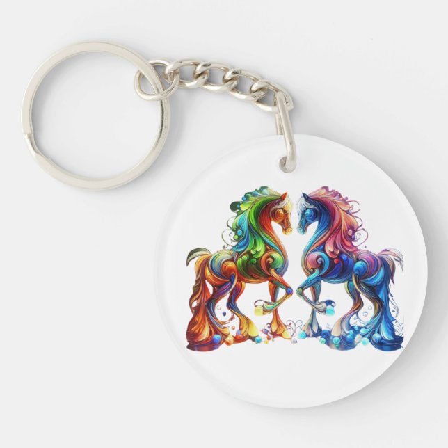 Lovable Horse Keychain (Front)