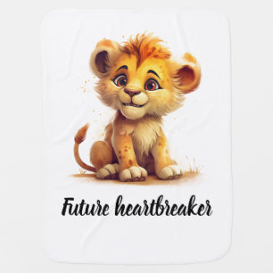 Lovable Lion Baby Blanket