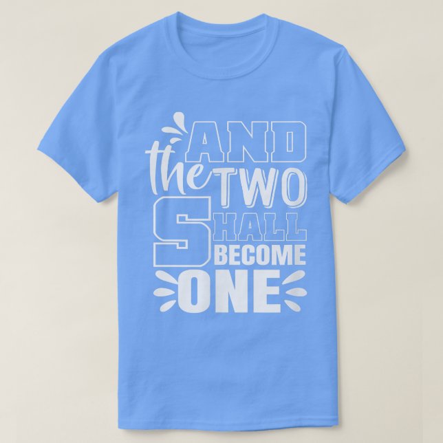 Lovable Marriage Of Cheerful Couples Quote  T-Shirt (Design Front)
