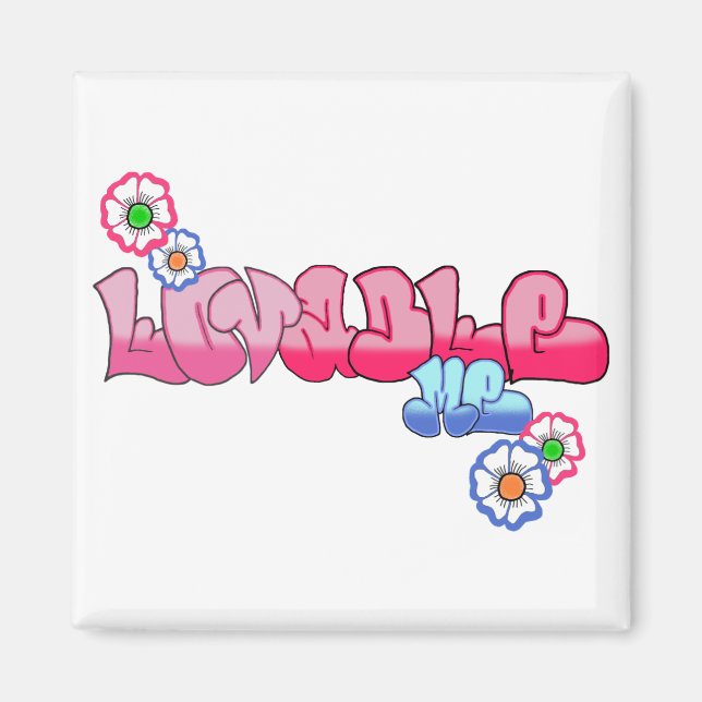 Lovable Me Fridge Magnet (Front)