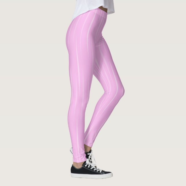 Lovable Pink Organic Unique Flames Leggings (Right)