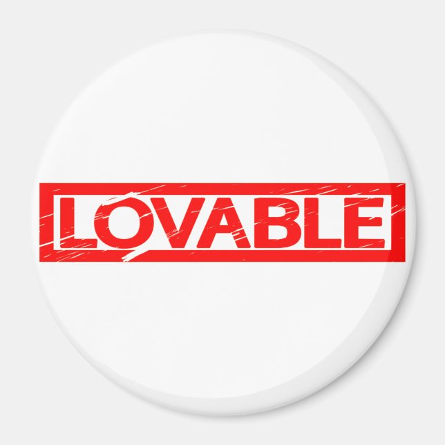 Lovable Stamp Magnet (Front)