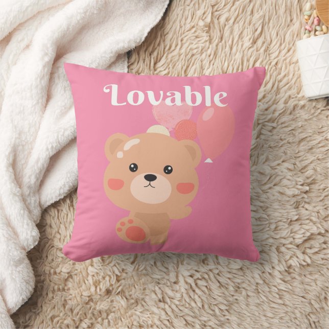 Lovable Throw Pillow (Blanket)