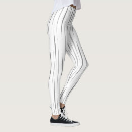 Lovable White Organic Unique Flames Leggings