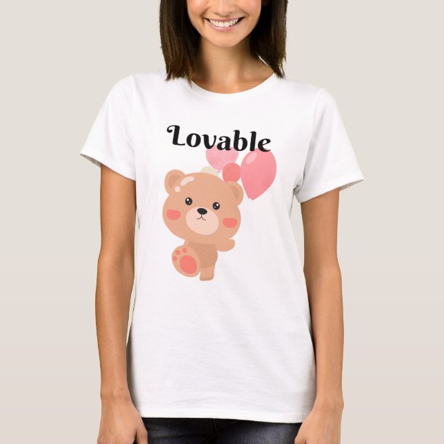 Lovable Women's Basic T-Shirt (Front)