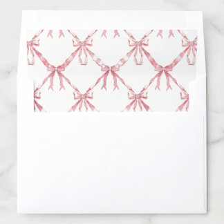Lovanna Ribbon Trellis, pink Envelope Liner