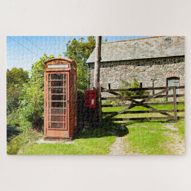 Lovaton Telephone Box Jigsaw Puzzle (Horizontal)