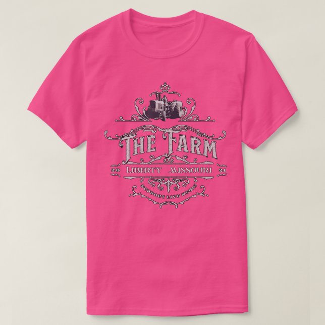 LOVE 001 The Farm Liberty Missouri USA Bar Honky-t T-Shirt (Design Front)
