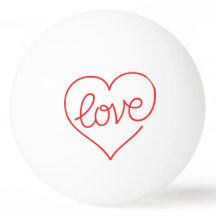LOVE (03) One Star Ping Pong Ball