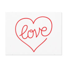 LOVE (03) Postcard