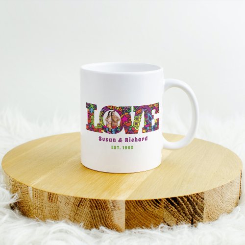 Love 1960s Photo Mug