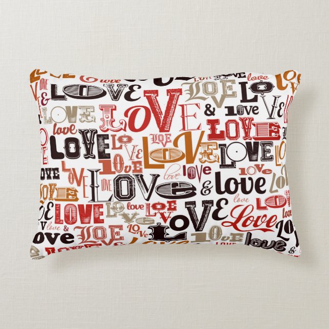 Love 1 accent pillow (Front)