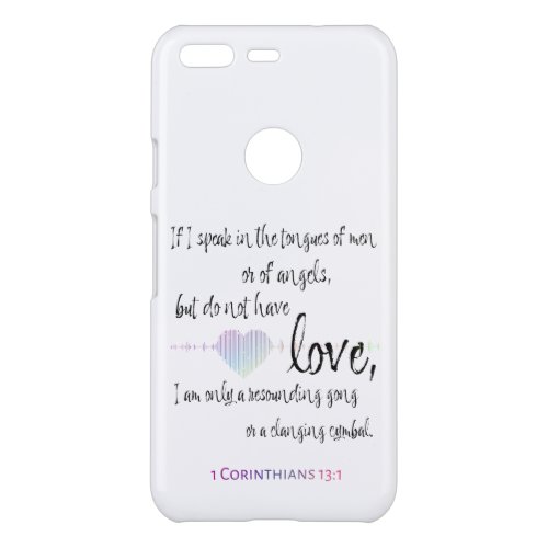 Love 1 Corinthians 131 Uncommon Google Pixel Case