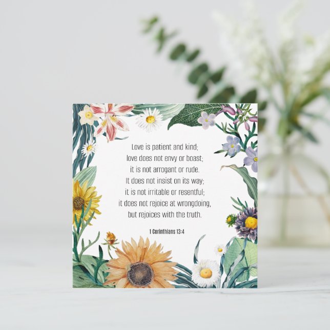 Love, 1 Corinthians 13:4, (Standing Front)