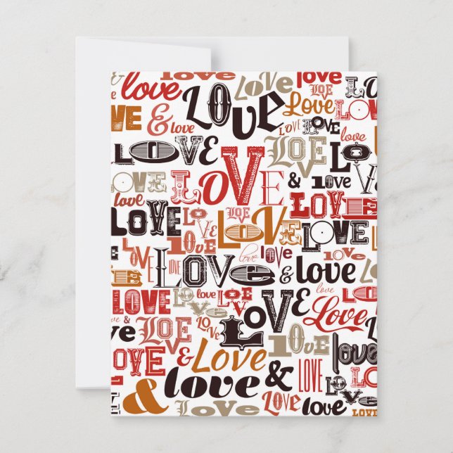 Love 1 note card (Front)