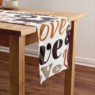 Love 1 short table runner