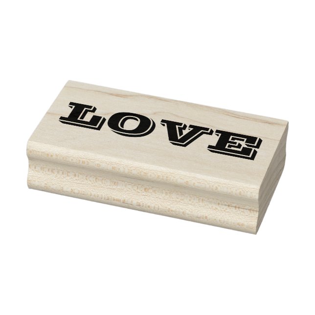 LOVE 1"x2.5" Rubber Stamp / Vineta (Stamp)