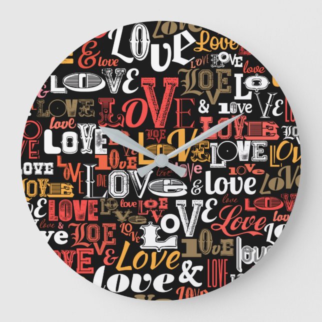 Love 2 large clock (Front)