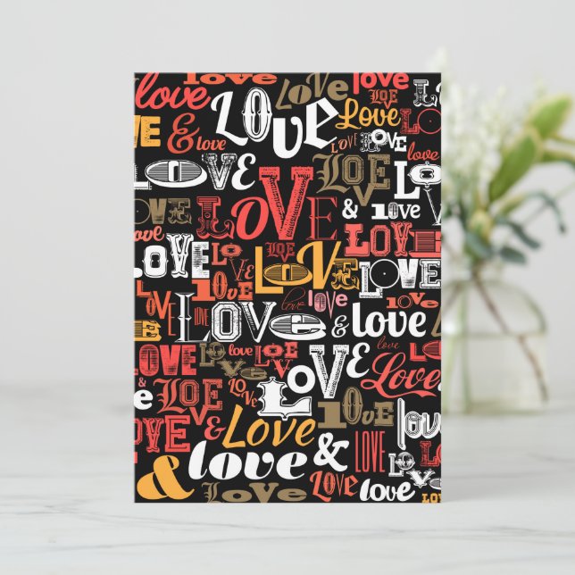 Love 2 thank you card (Standing Front)