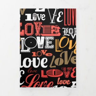 Love 2 Tri-Fold holiday card