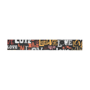 Love 2 wrap around label