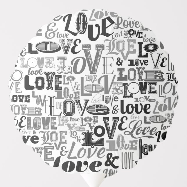 Love 3 balloon (Front)