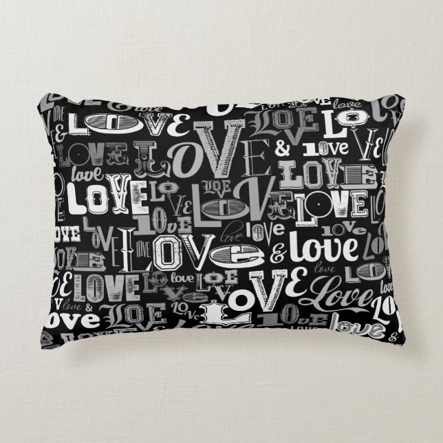 Love 4 accent pillow (Front)