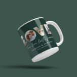 Love 4 photo modern minimal personalised gift coff coffee mug<br><div class="desc">True Love lasts forever multi 4 photo simple modern minimal personalised anniversary,  wedding,  birthday or Christmas gift for the one you love. Modern green colour is fully customisable.</div>