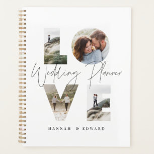 Love 4 photo modern personalised gift wedding planner