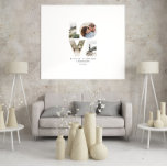 Love 4 photo simple modern personalised gift canva canvas print<br><div class="desc">Love 4 photo simple modern personalised anniversary,  wedding,  birthday or Christmas gift for the one you love.</div>