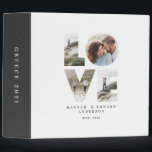 Love 4 photo simple modern personalised gift faux 3 ring binder<br><div class="desc">Love 4 photo simple modern personalised anniversary,  wedding,  birthday or Christmas gift for the one you love.</div>